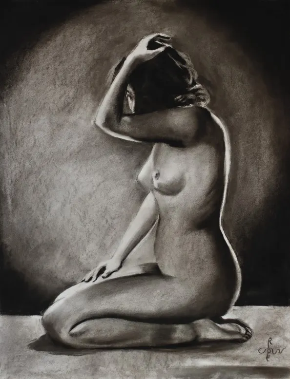 Prestudy to Sitting Nude by Jacob Merkelbach – 24-03-24 product image (1)