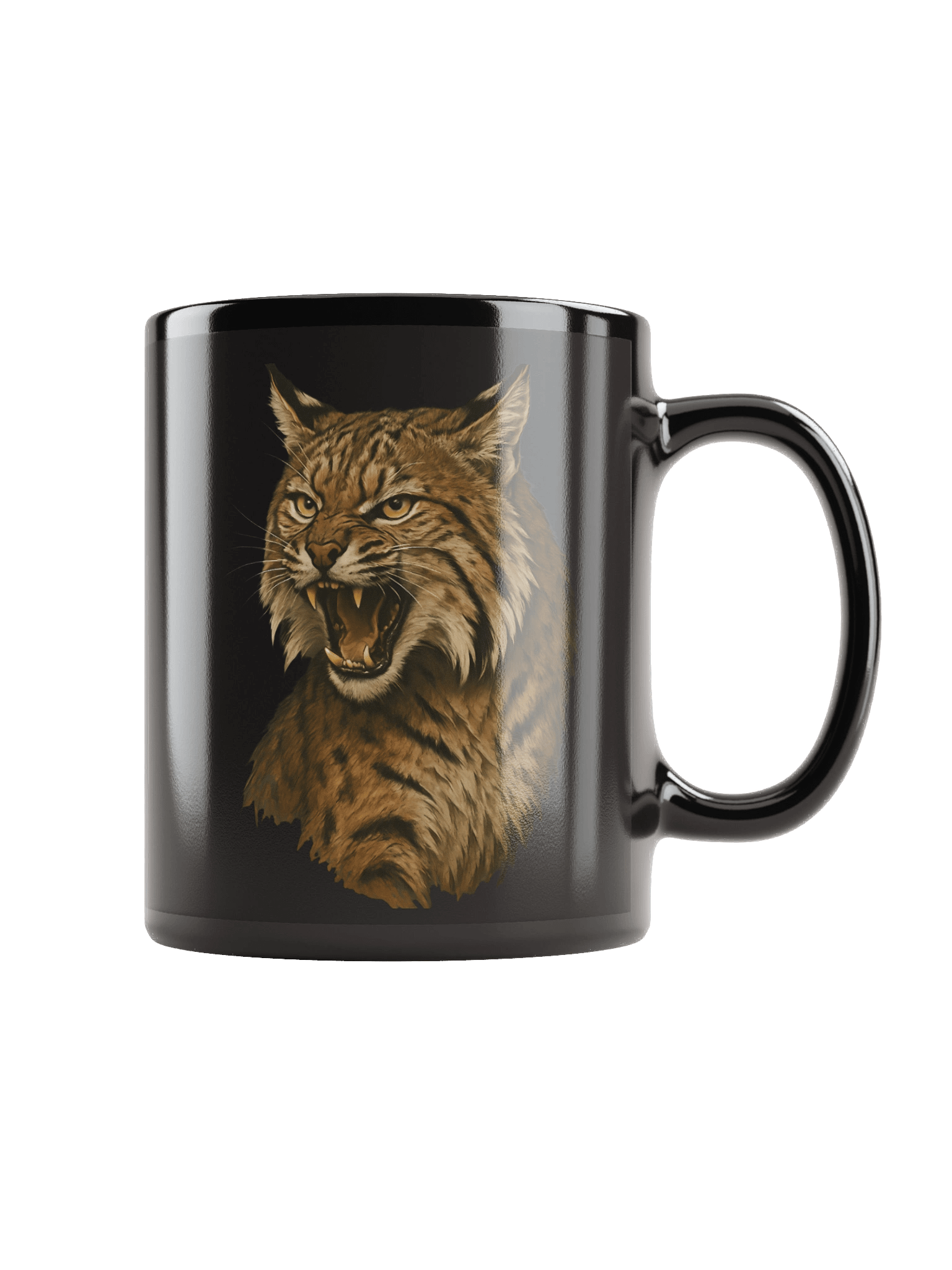 Coffee Mug Roaring Lynx Wildlife product image (2)