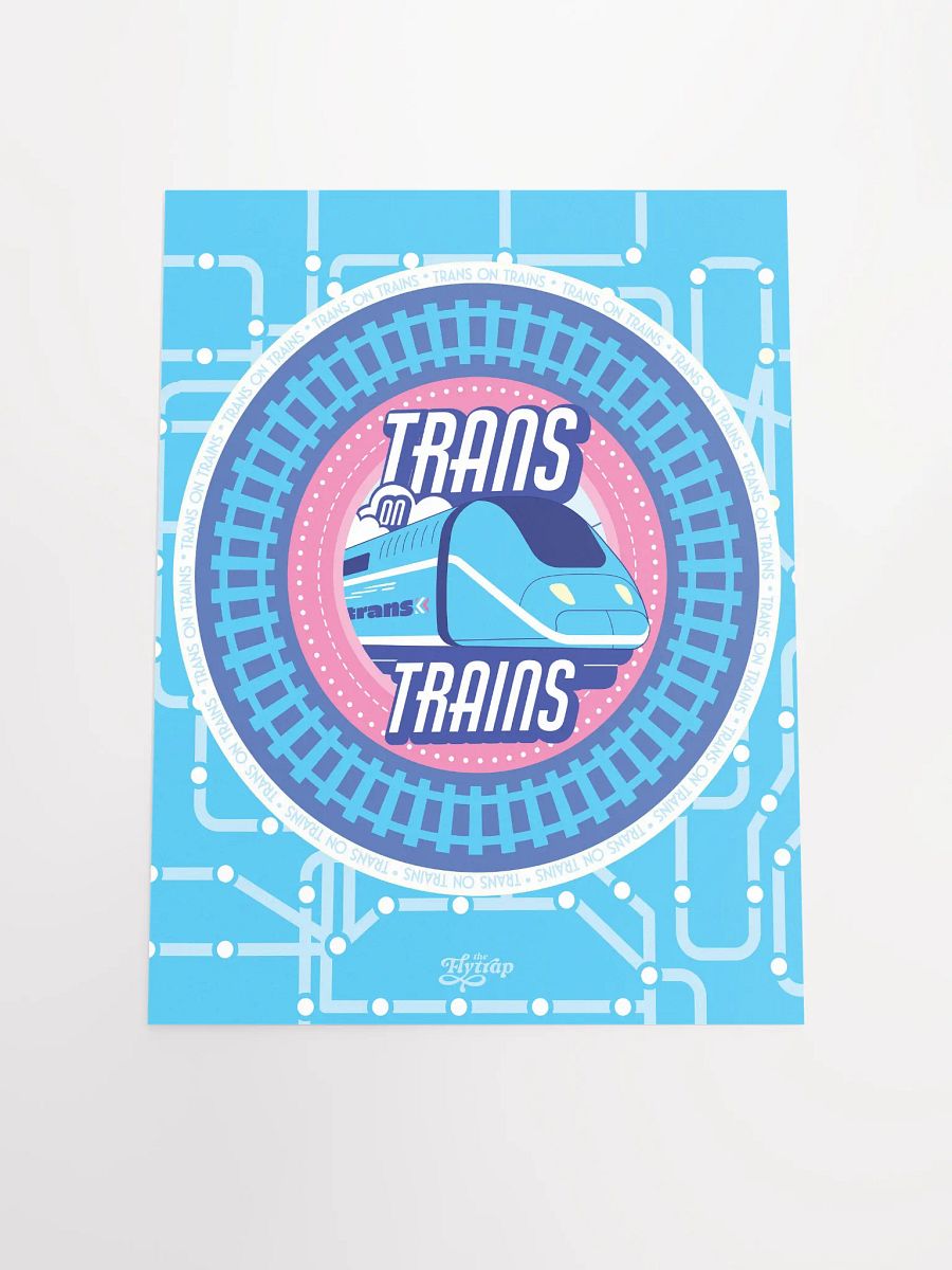 Trans on Trains 12x16 poster product image (4)
