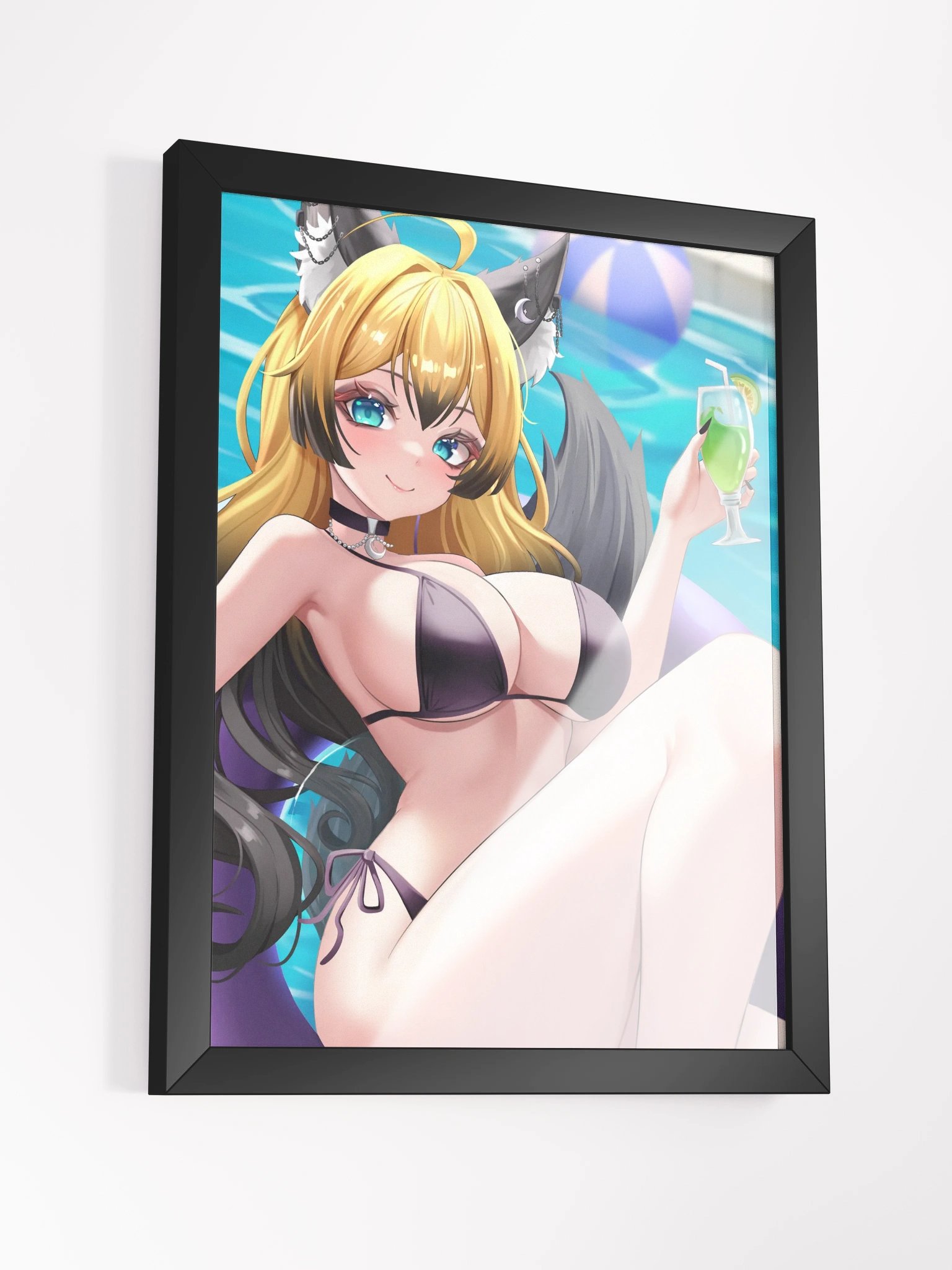 Poolside Paradise Poster w/ Frame product image (14)