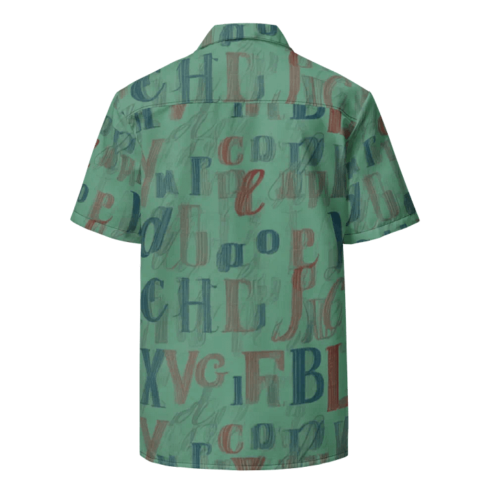 Kaleidoscope Letter Print Shirt product image (2)