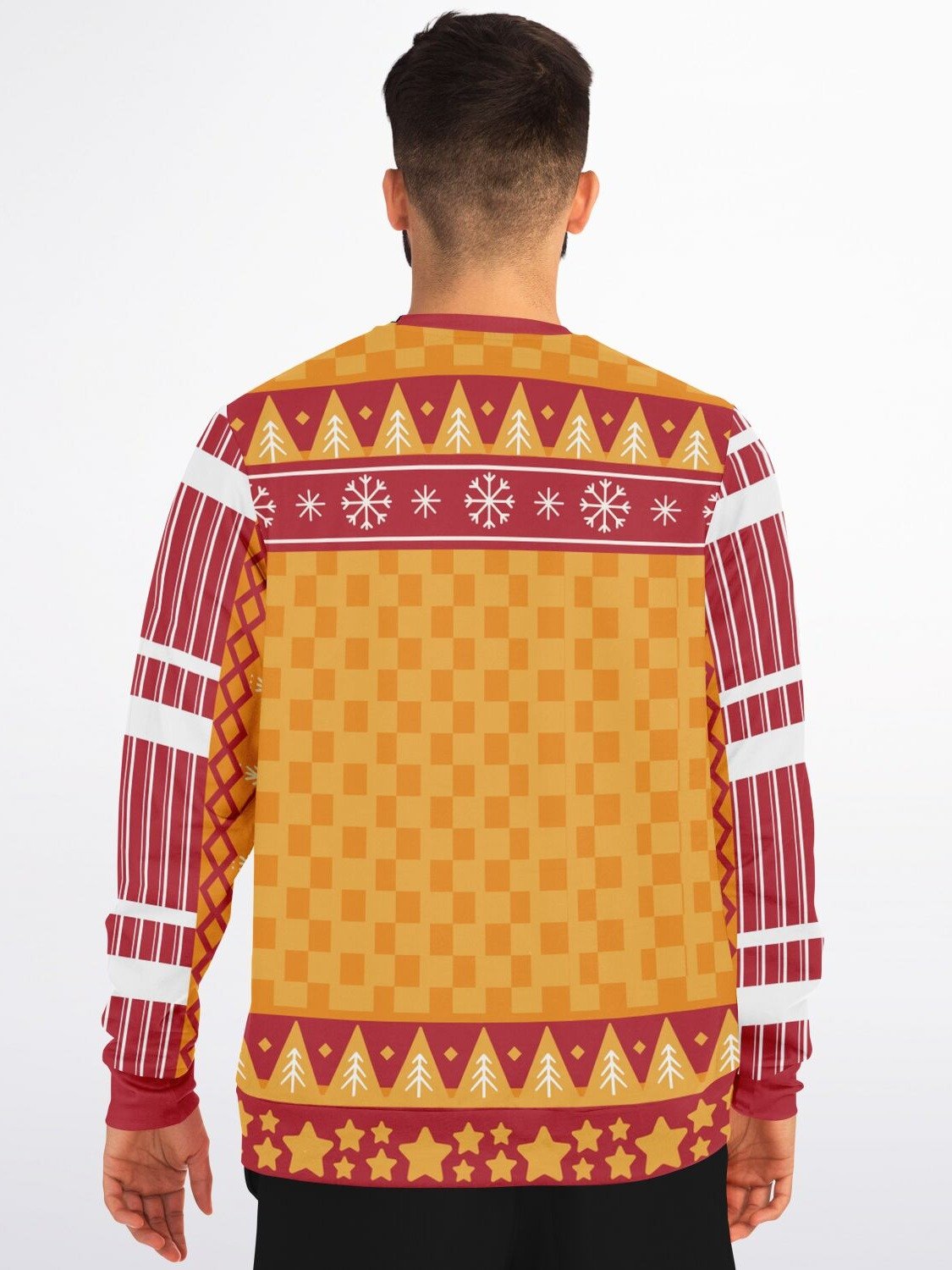 "I Deliver All Night Long" Humorous Santa Christmas Sweatshirt | Funny Holiday Party Sweater | Festive Winter Outfit product image (4)