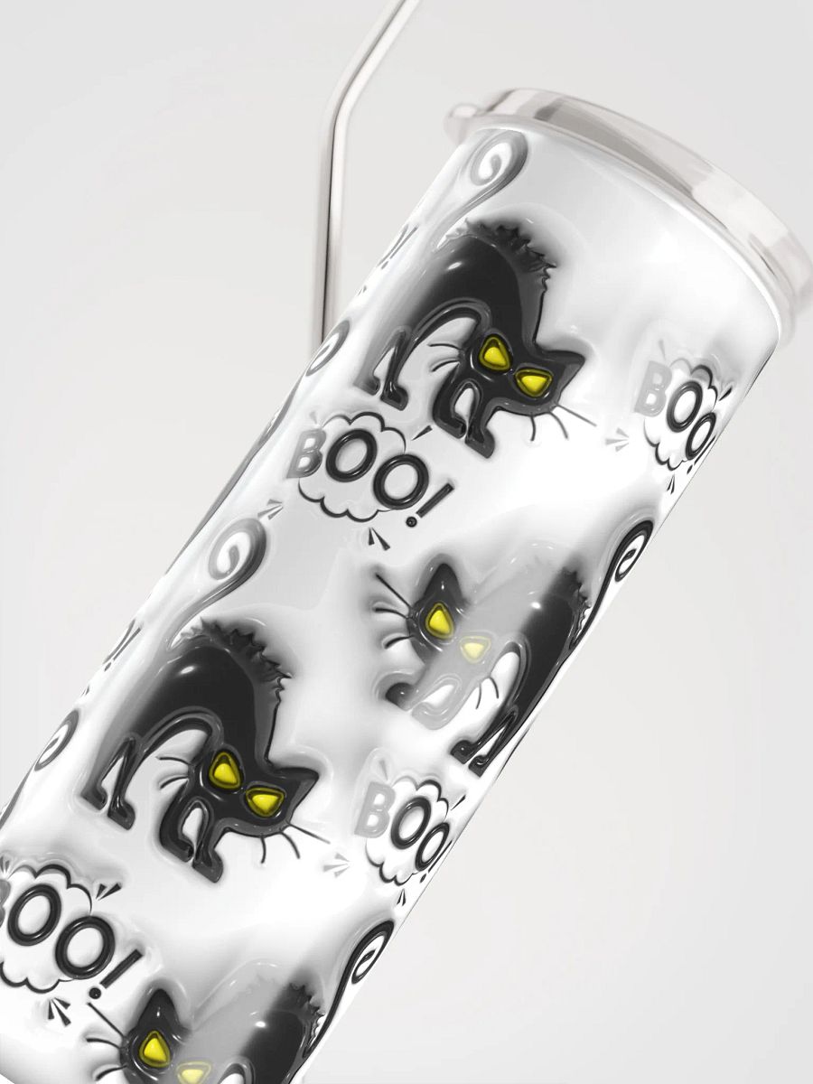 Glowing Eyes Black Cat Halloween Tumbler product image (5)