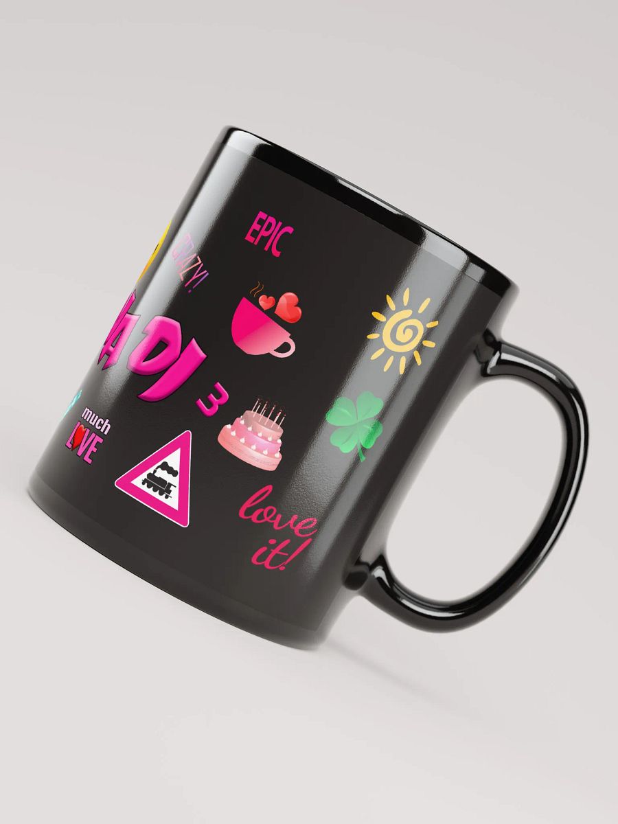 Lanaland Emote Mug Black product image (5)