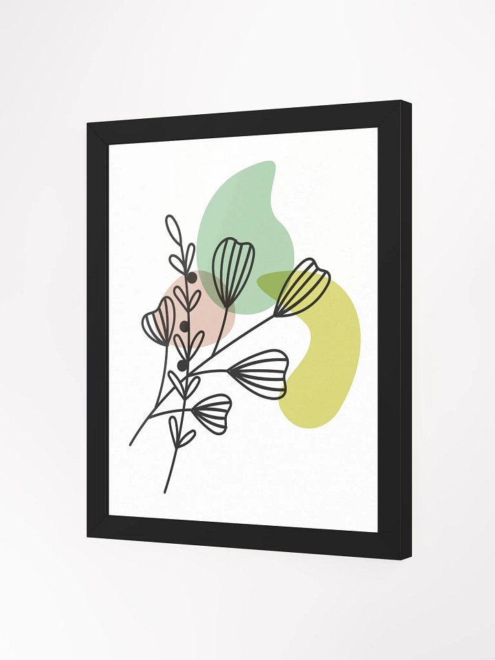 Pastel Botanical Bliss Framed Poster product image (24)