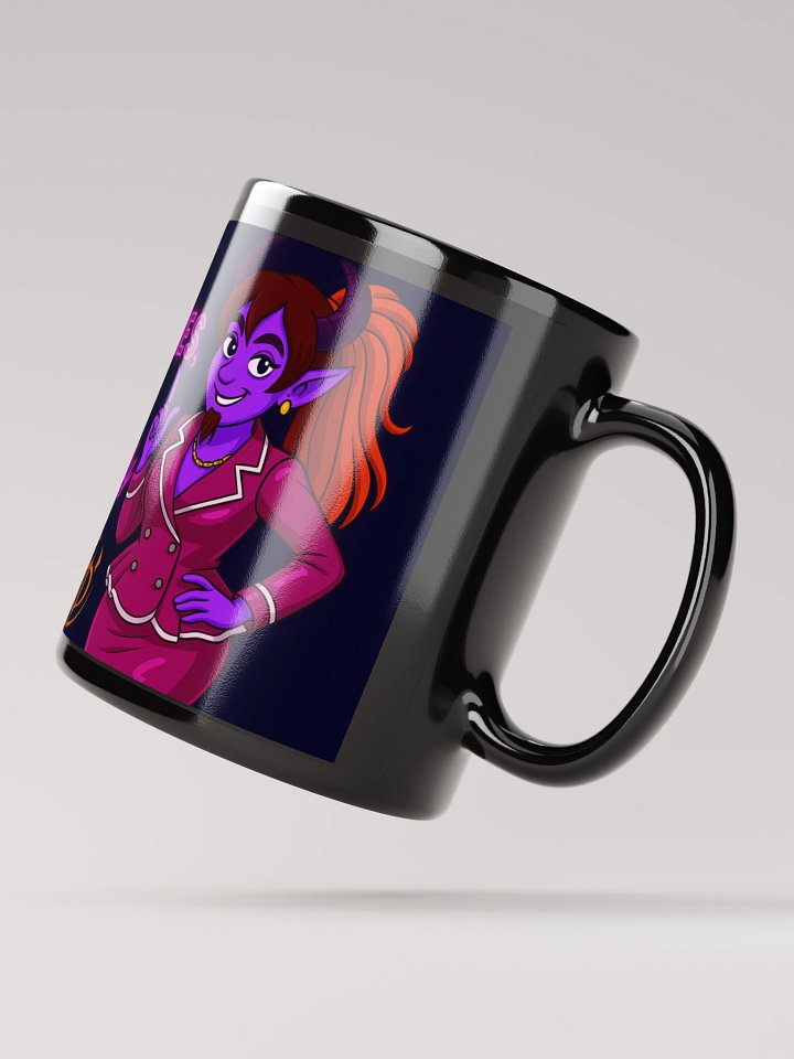 Stretch Belief Mug – Jaz the Glam Demonette | Funny PVC Kink Mug product image (2)