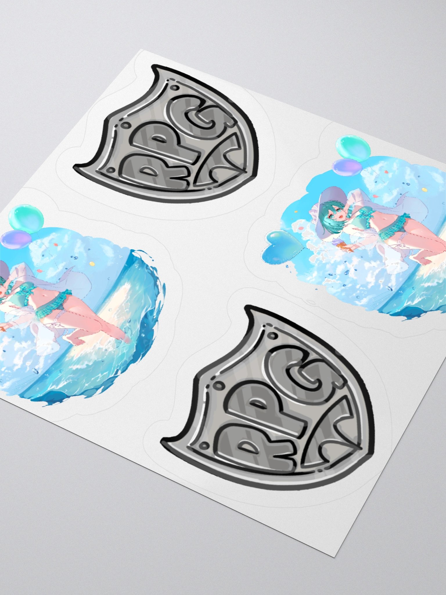 Selphie the Slime Girl - Summer Sticker Sheet '25 product image (3)