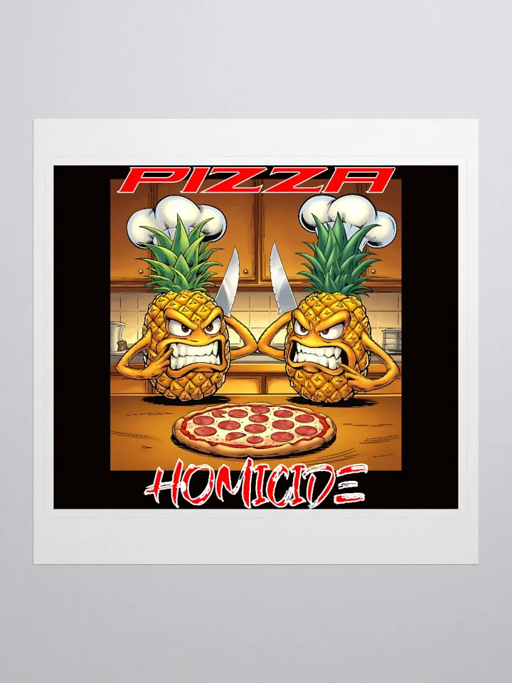 Pizza Homicide Sticker product image (1)