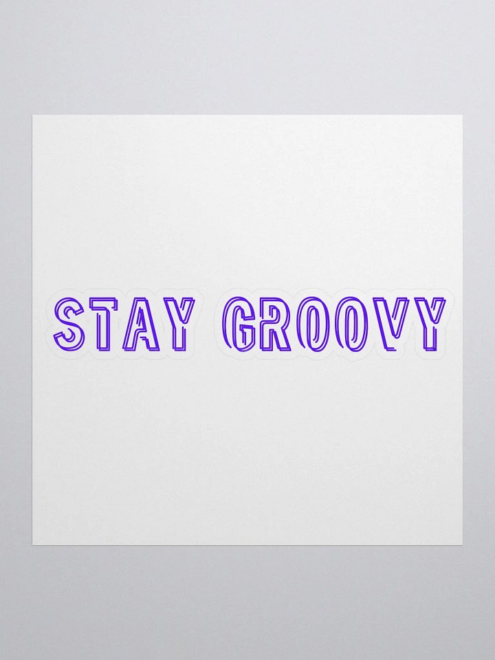Stay Groovy Stickers product image (1)