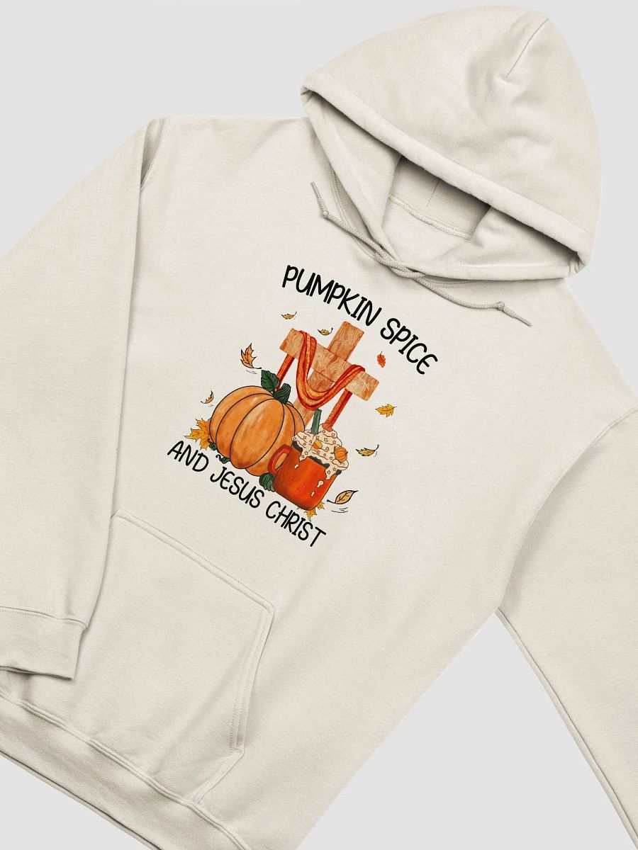 Pumpkin Spice and Jesus Christ Hoodie product image (3)