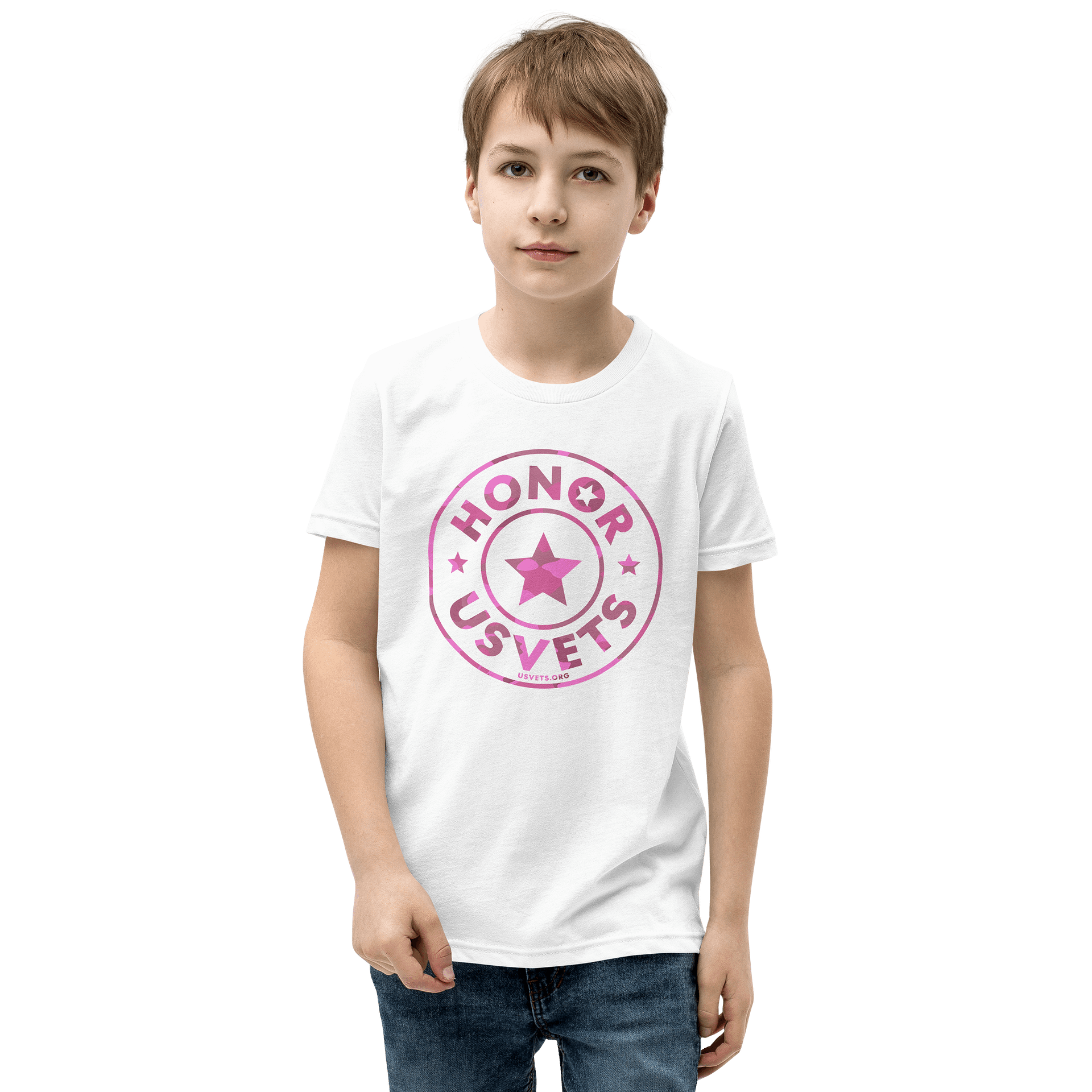 Pink HONORUSVETS Star Youth Tee - Limited Edition product image (19)