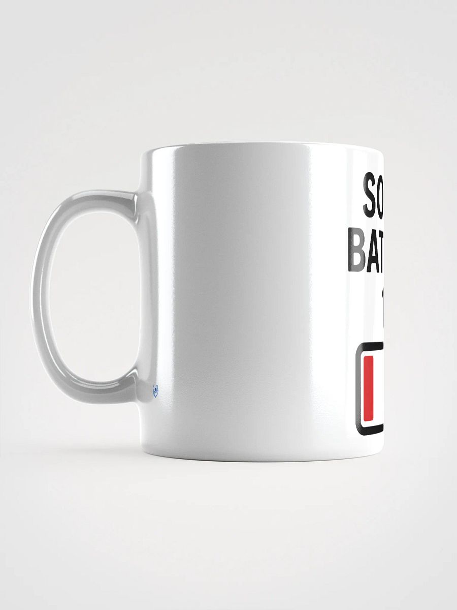 Social Battery: 1% Mug – Funny Introvert Coffee Cup for Low Energy Days product image (6)