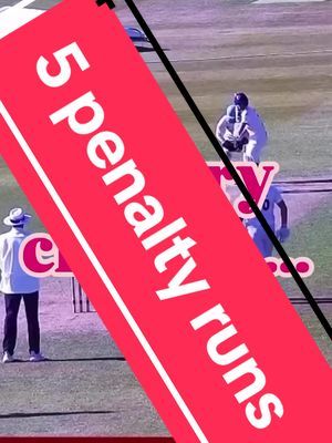 Do you think this should be out? Do you think the law should be cjanged? Original clip courtesy of NV PLAY  #cricketumpire86 #cricket #penaltyruns #youaretheumpire 
