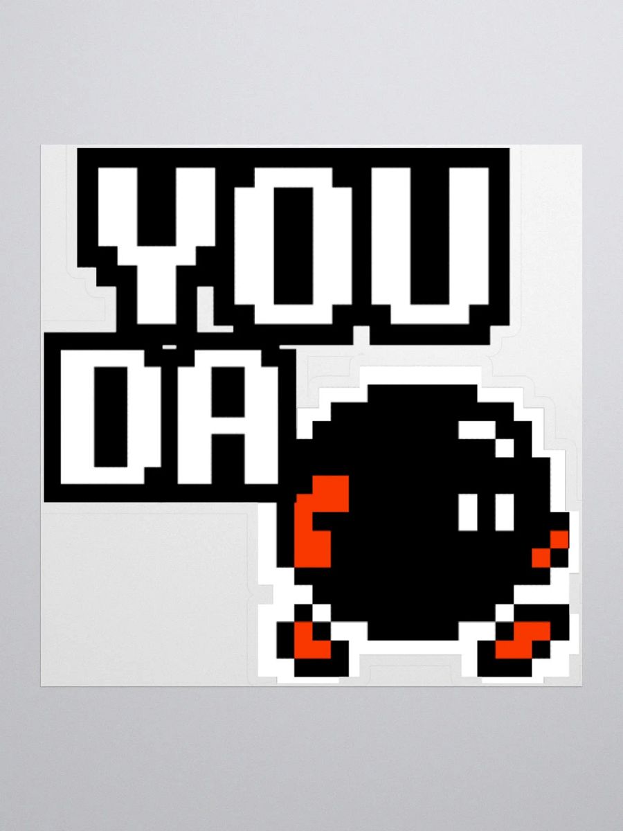 You Da Bob-omb Non holographic sticker product image (3)