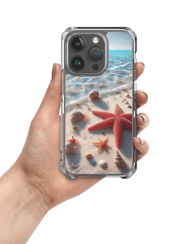 Seaside Serenity iPhone® MagSafe® Clear Case | AI Design beautiful underwater life product image (1)
