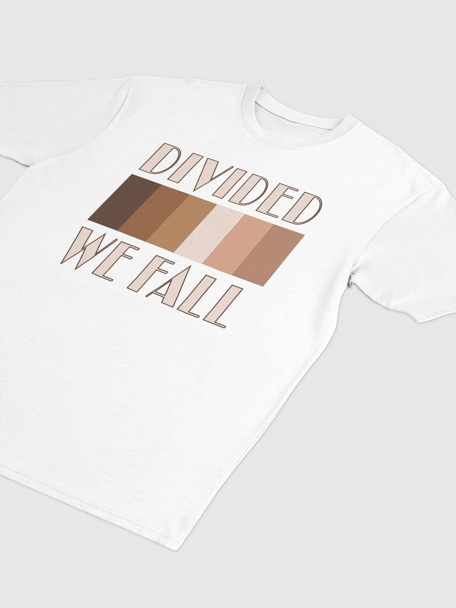 Divided We Fall - Skin Colour One - Cotton Heritage Men's Premium Heavyweight Tee product image (1)