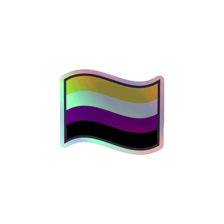 Aurora Stripes Holographic Sticker Set product image (1)
