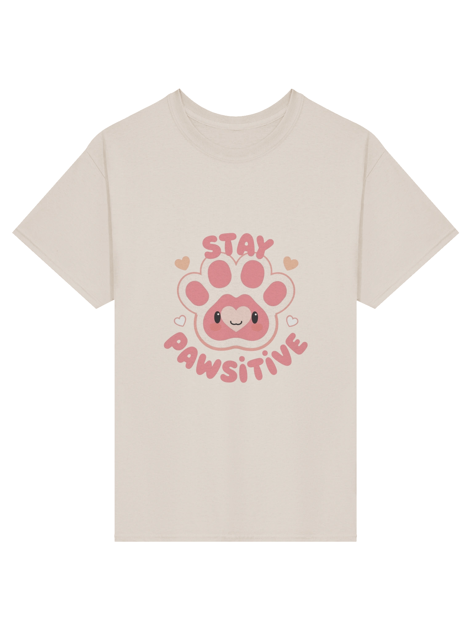 🩷Stay Pawsitive – Cute Kawaii Paw T-Shirt product image (85)