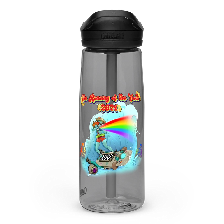 Running of the Trolls Rainbow Sports Waterbottle - by Mischi product image (1)