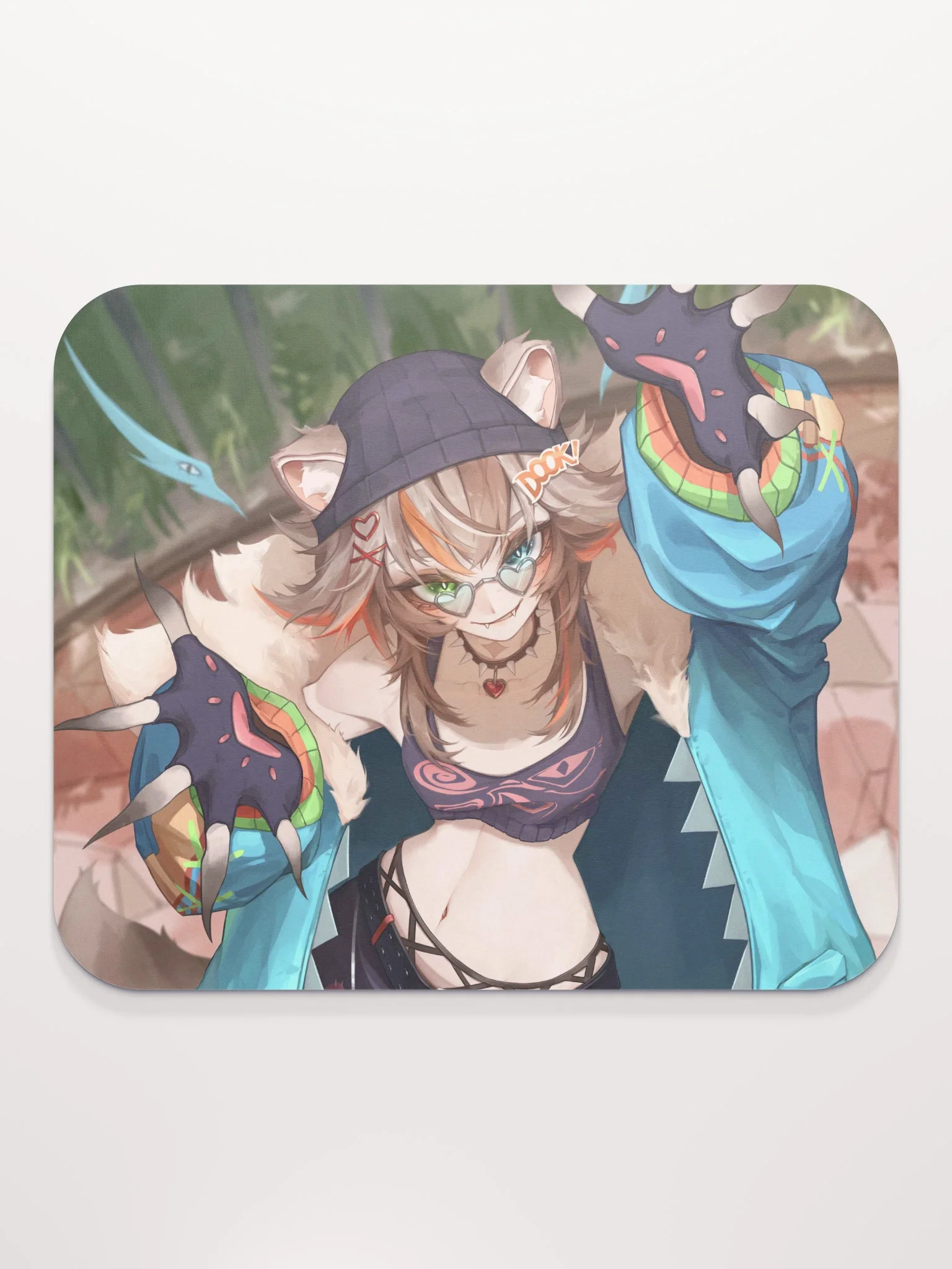 Sera reaching mousepad product image (2)