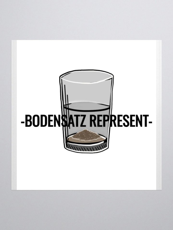 BODENSATZ | REPRESENT, Sticker product image (1)