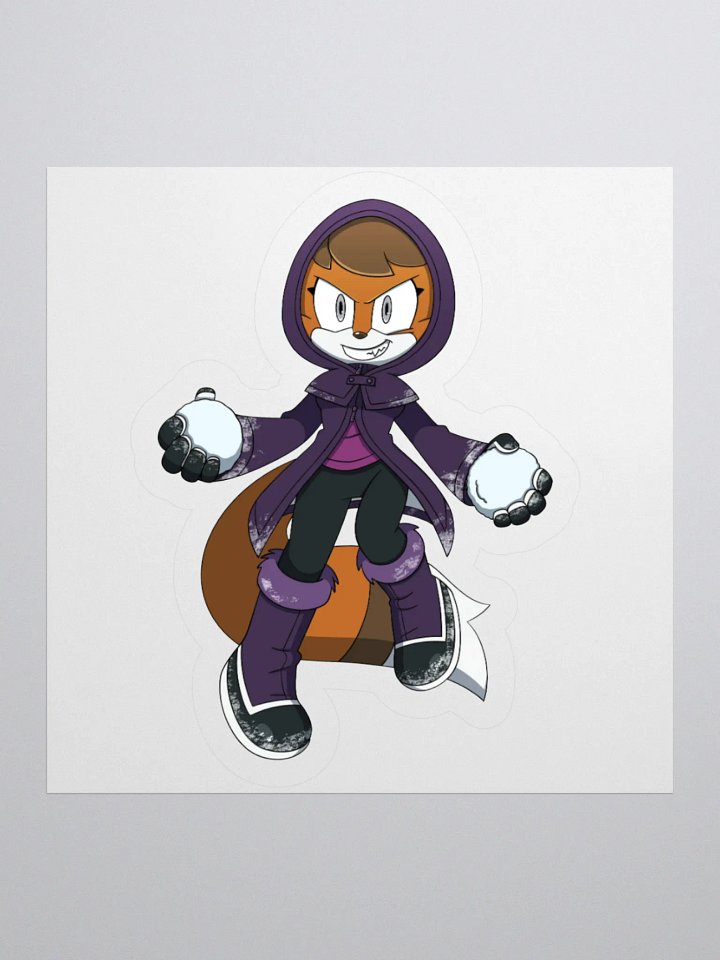 Snowball Fight Cinder Sticker product image (3)
