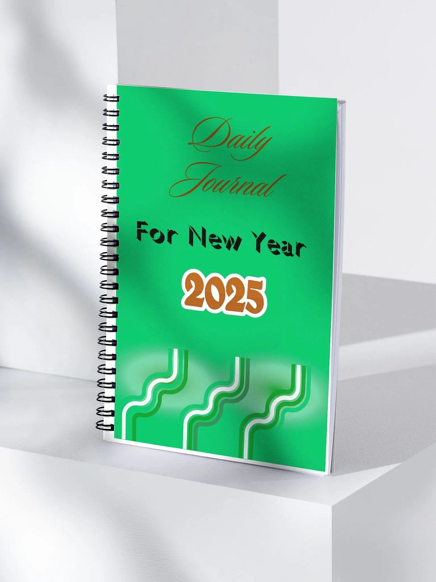 New Year 2025 Daily Journal Spiral Notebook product image (3)