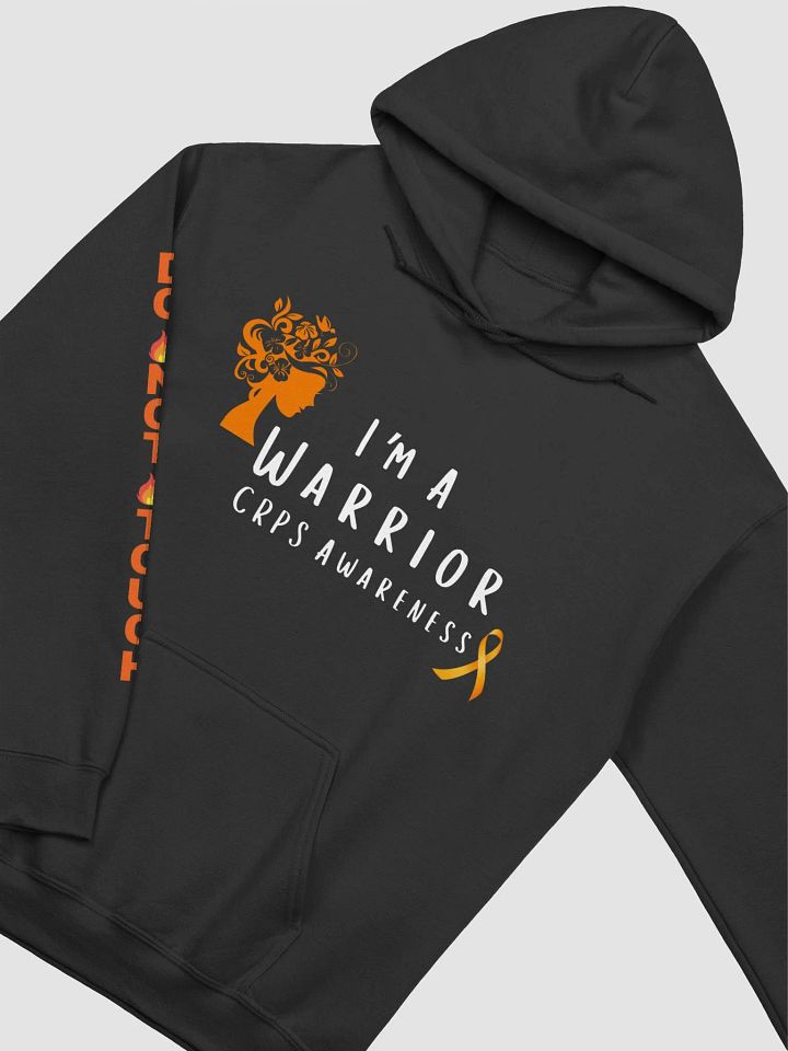 I'm a Warrior CRPS Awareness Do Not Touch RIGHT Arm hoodie (feminine design) product image (2)