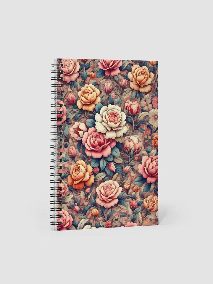 Royal Floral Spiral Notebook product image (1)