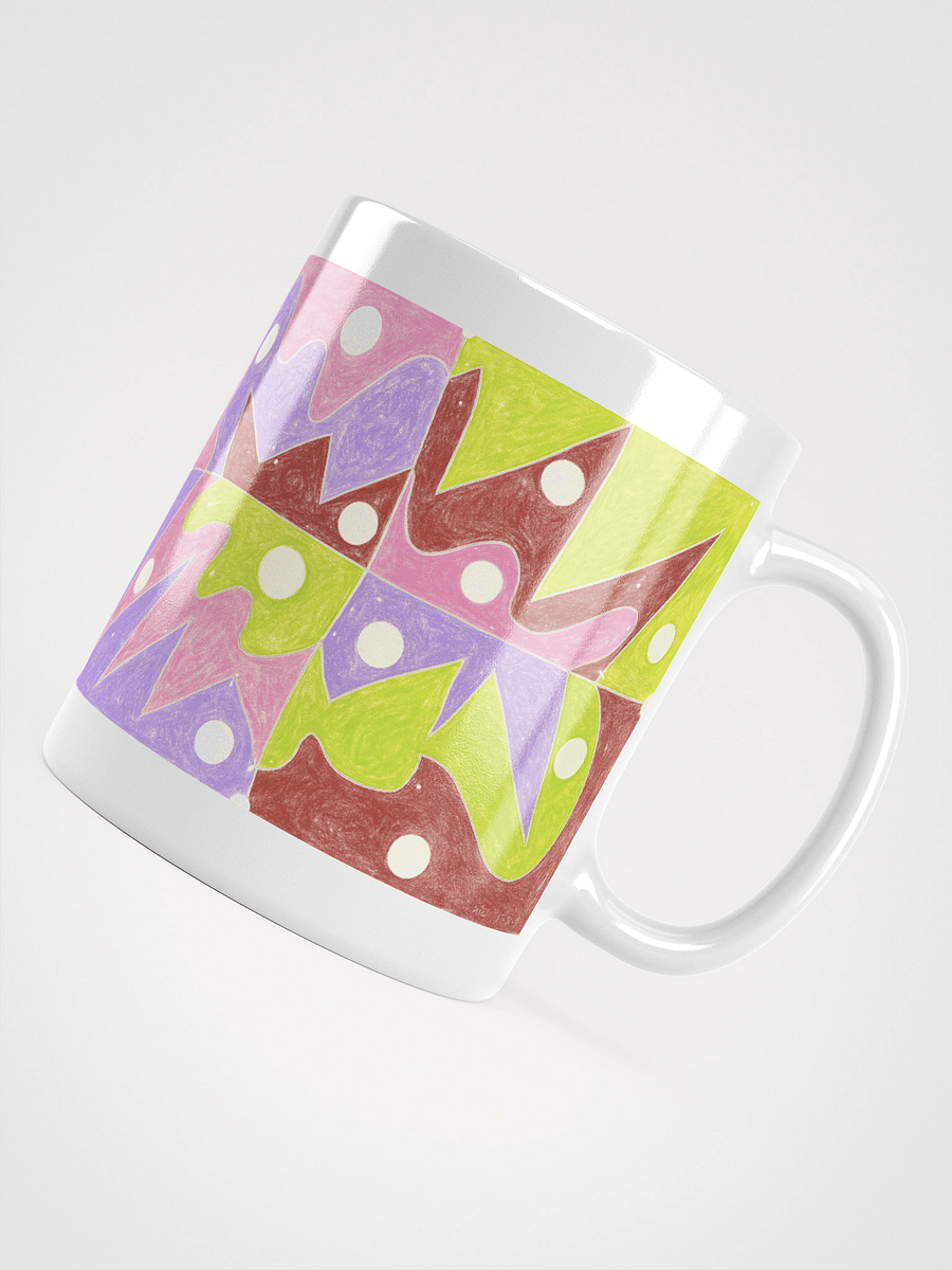 Cartoon College 3 & 4 White Glossy Mug product image (8)