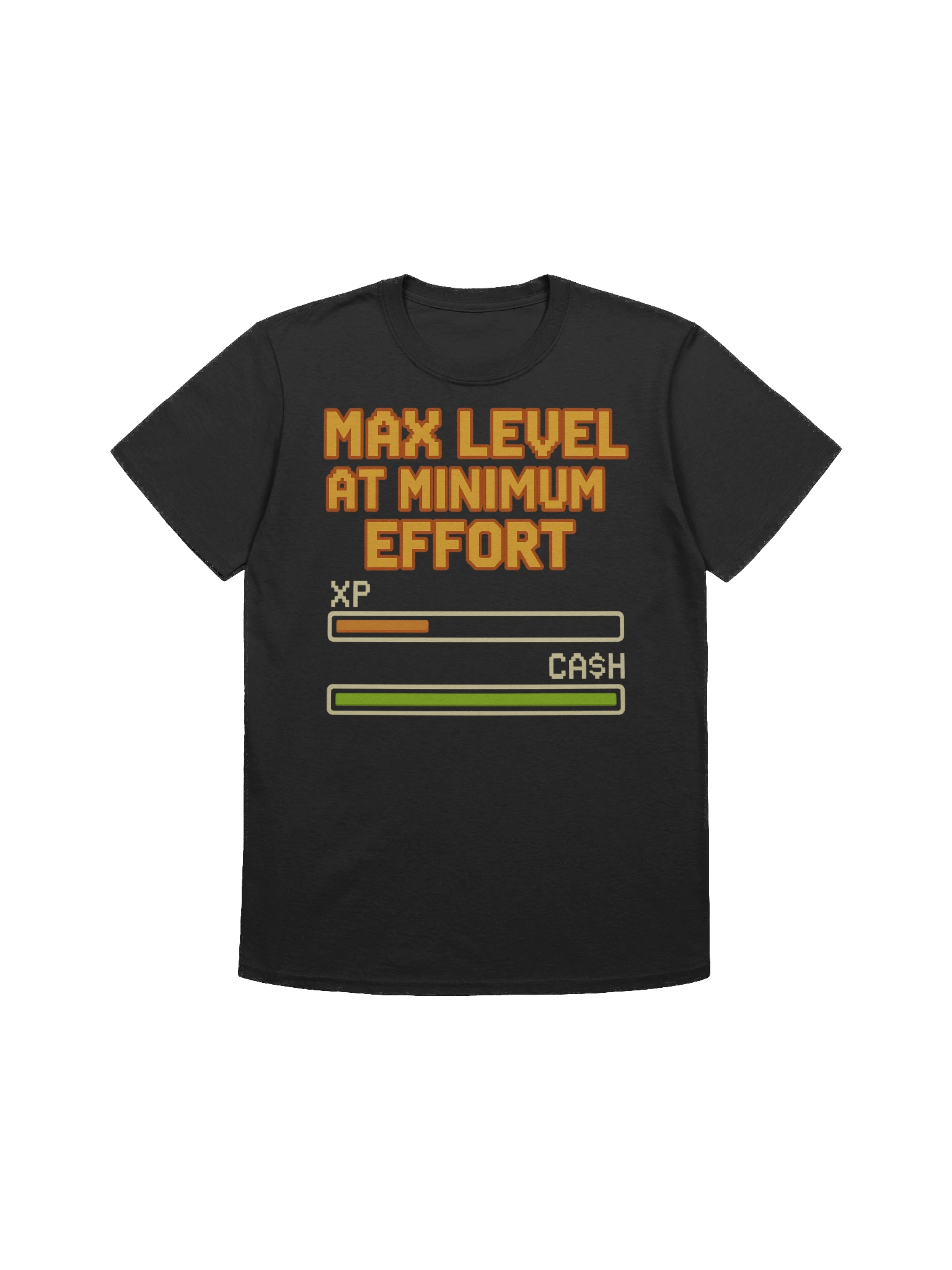Max Level, Minimum Effort – Gamer Hustle Tee product image (1)