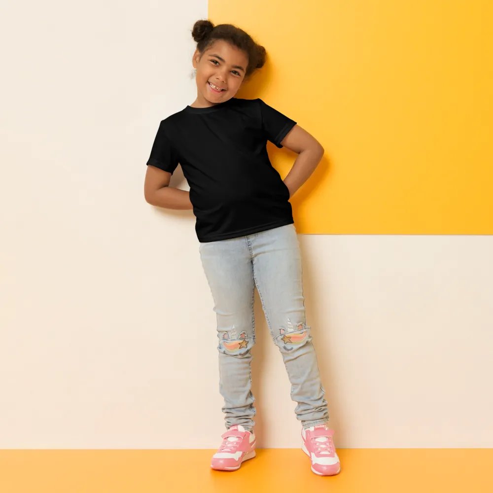 Default All-Over Print Kids Crew Neck T-Shirt product image (10)