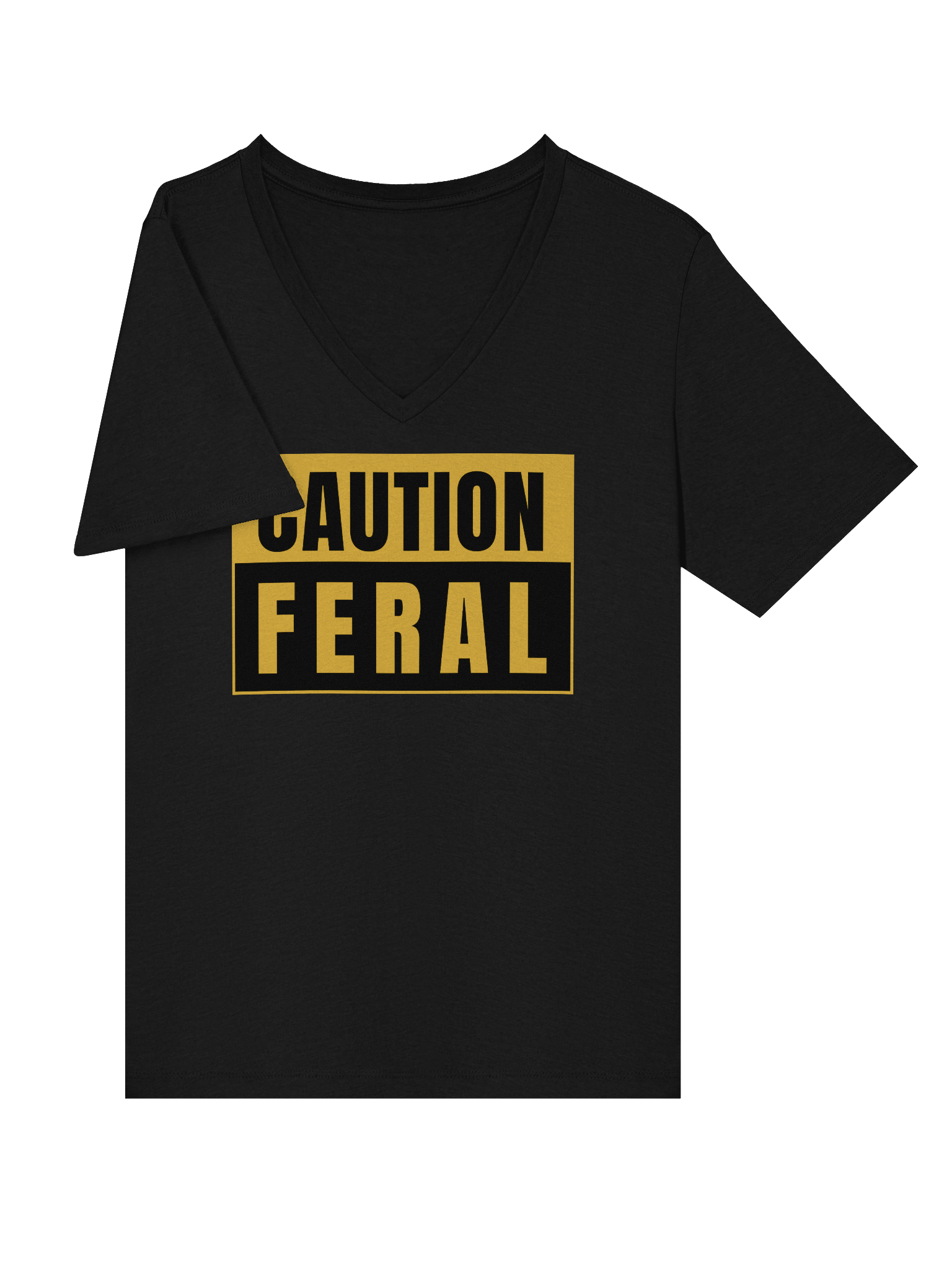 Caution Feral V-Neck Tee product image (22)