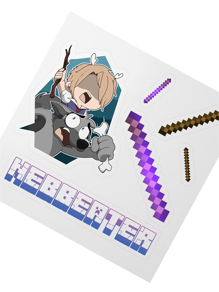 Neb Beater Kiss Cut Stickers product image (2)