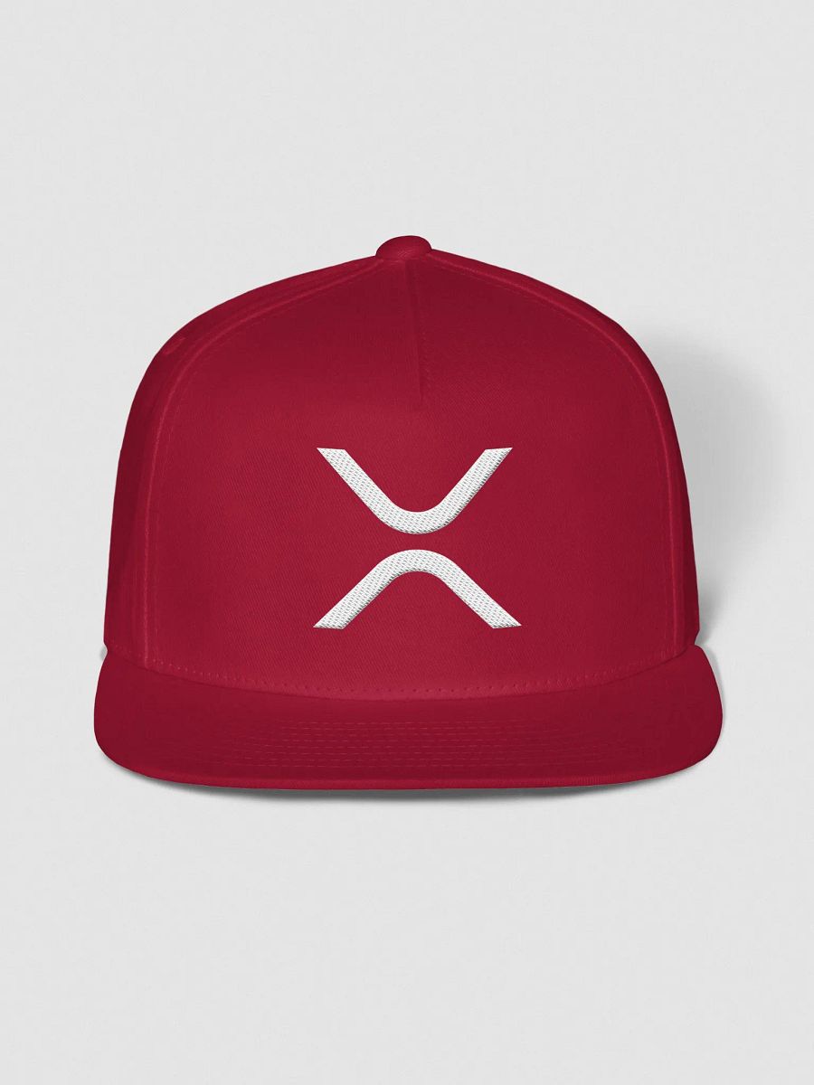 White XRP Logo Snapback product image (1)