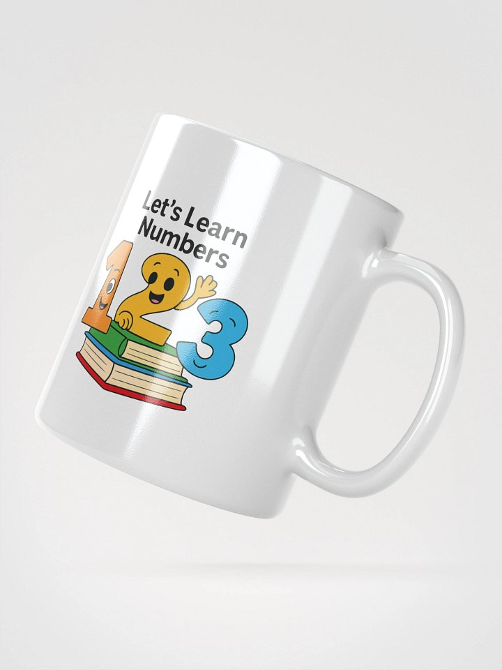 Smiling Numbers White Glossy Mug product image (6)