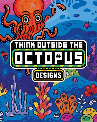 Thinkoutsidetheoctopus - an Octo world I've been working on & many more pieces to come. I've been hard at work with some idea...