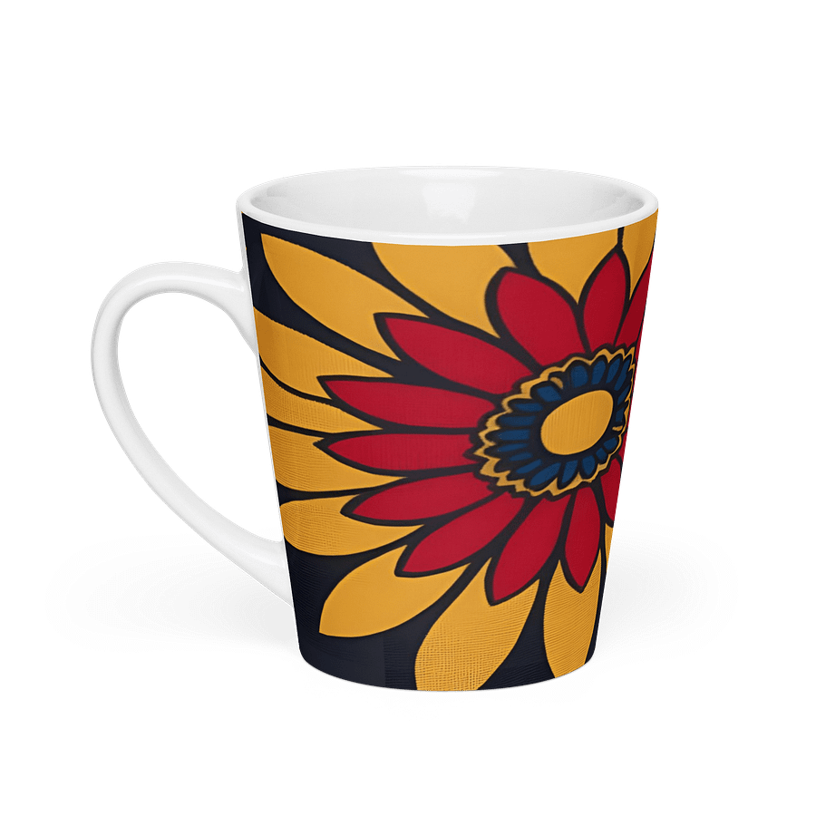 Bold Blossom Latte Mug product image (1)