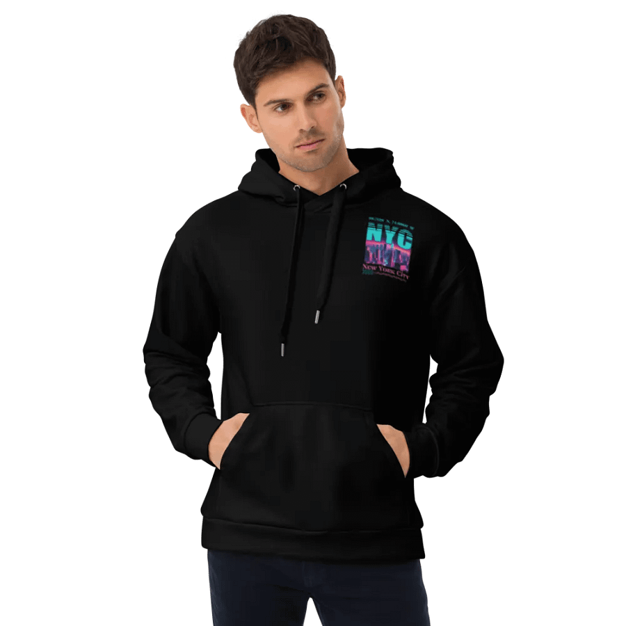 NYC New York City Graphic All Over Print Hoodie product image (12)