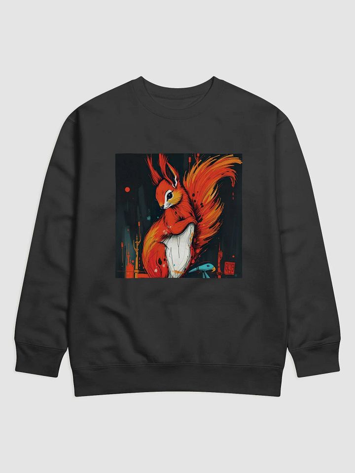 Dramatic Squirrel Artwork Premium Sweatshirt product image (1)