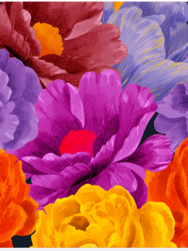20 3d Seamless Pattern Floral Flowers Print product image (9)