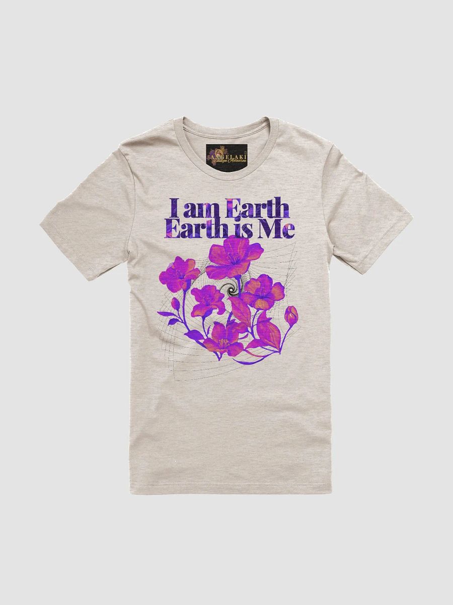 Unisex I am Earth, Earth is Me - Everything is Connected Decolonisation Tee - Neon Bright Flowers version product image (15)