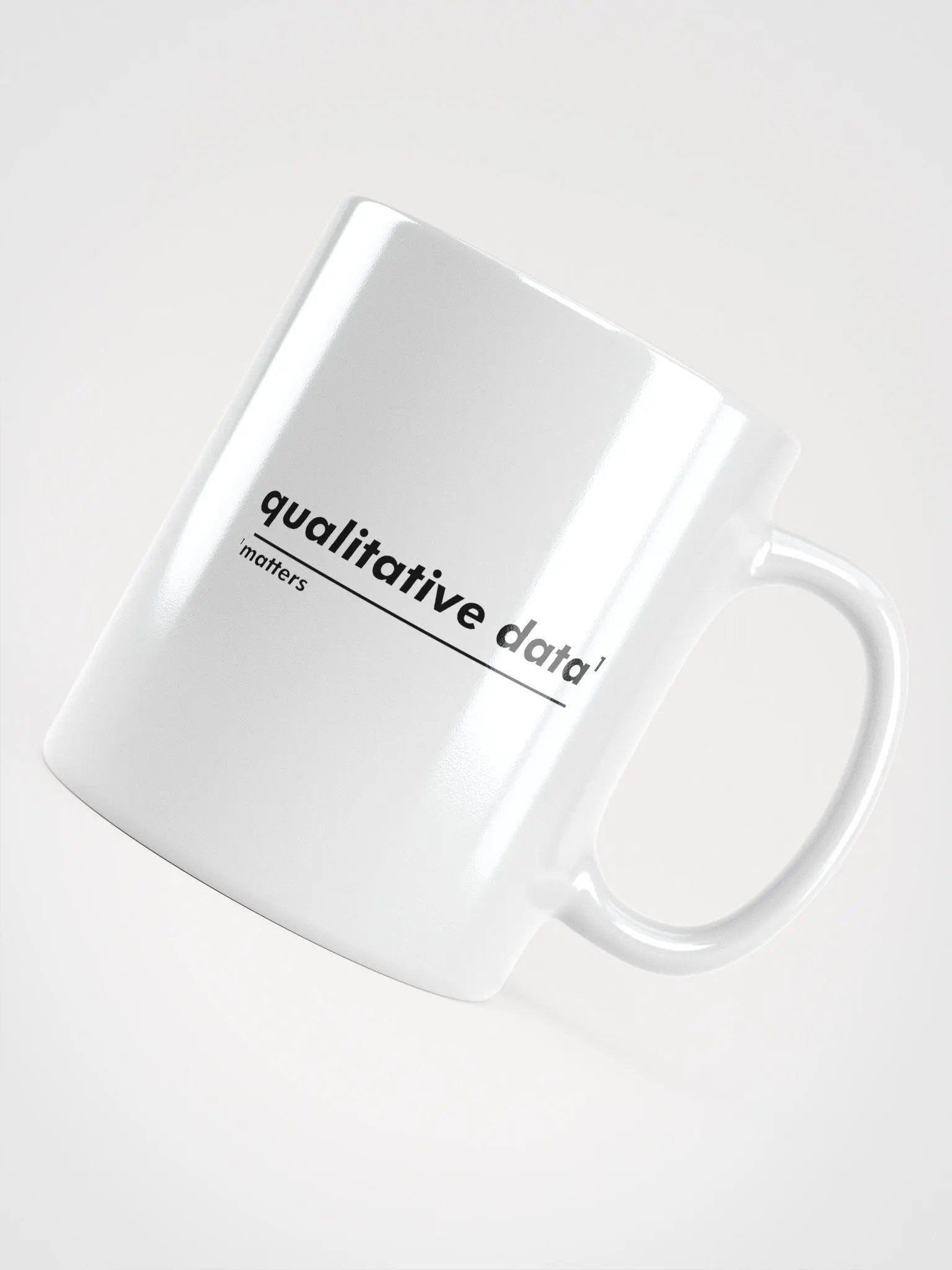 Omnibio Lab Qualitative Data Matters White Mug product image (2)
