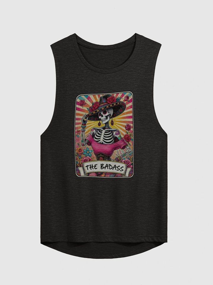 Floral Badass Skeleton Flowy Tank product image (1)