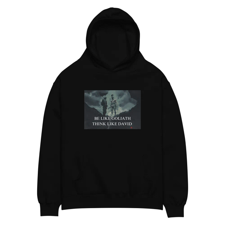 Goliath vs. David Oversized Hoodie product image (2)