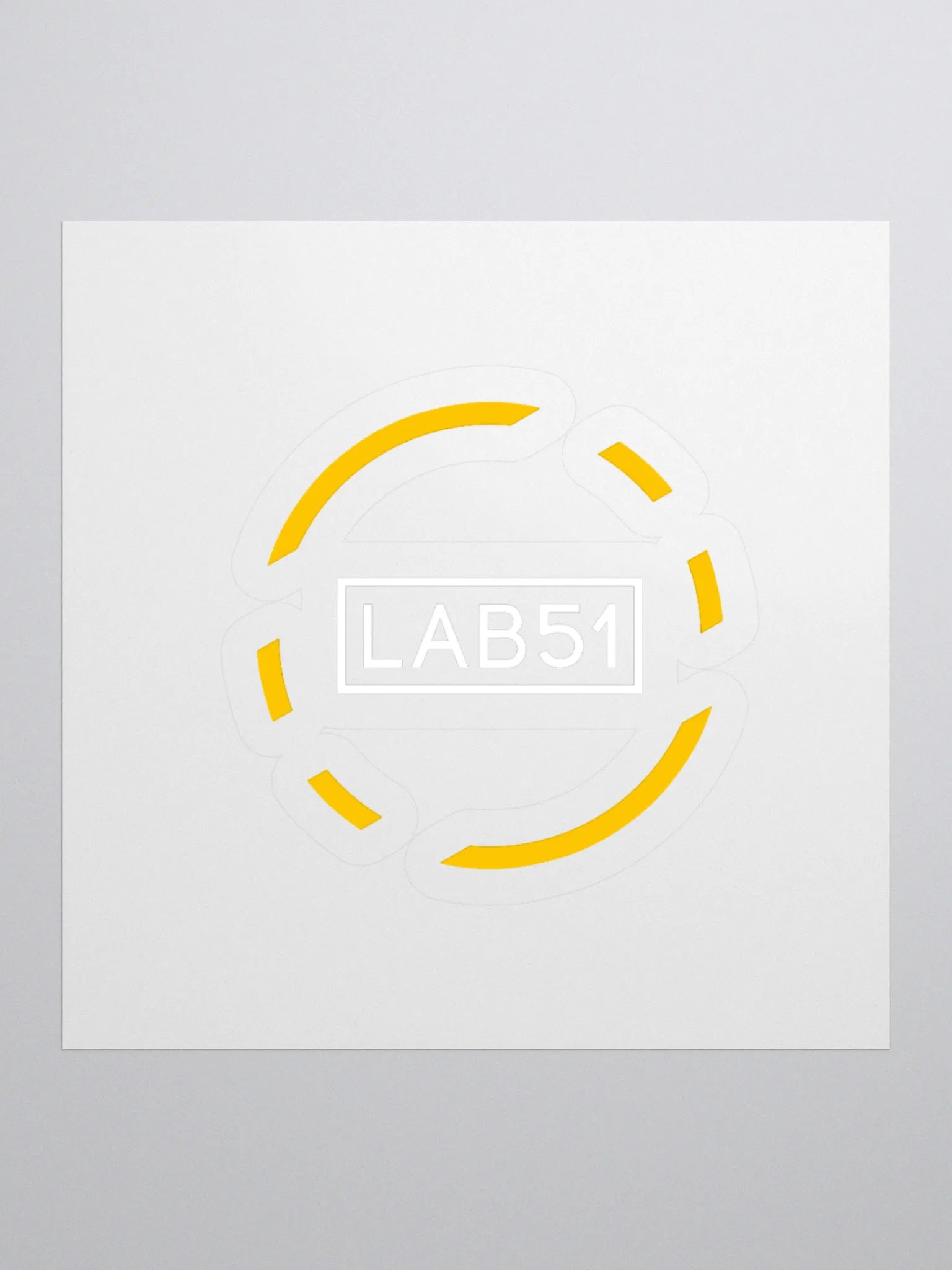 Classic logo sticker product image (1)