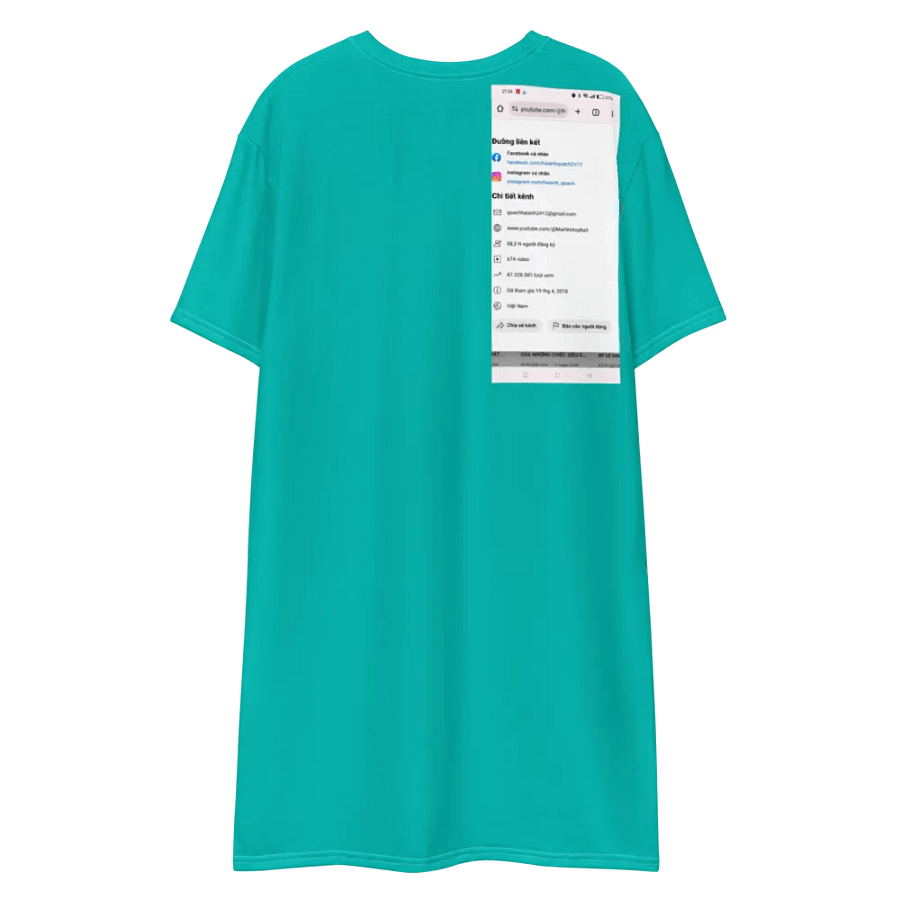 Váy thun in toàn thân/Full body printed T-shirt dress product image (7)
