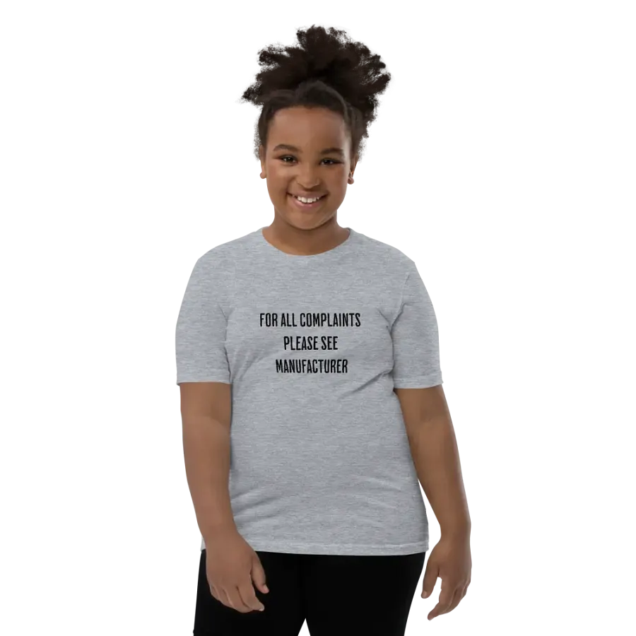 For All Complaints Please See Manufacturer - Youth T-Shirt product image (83)