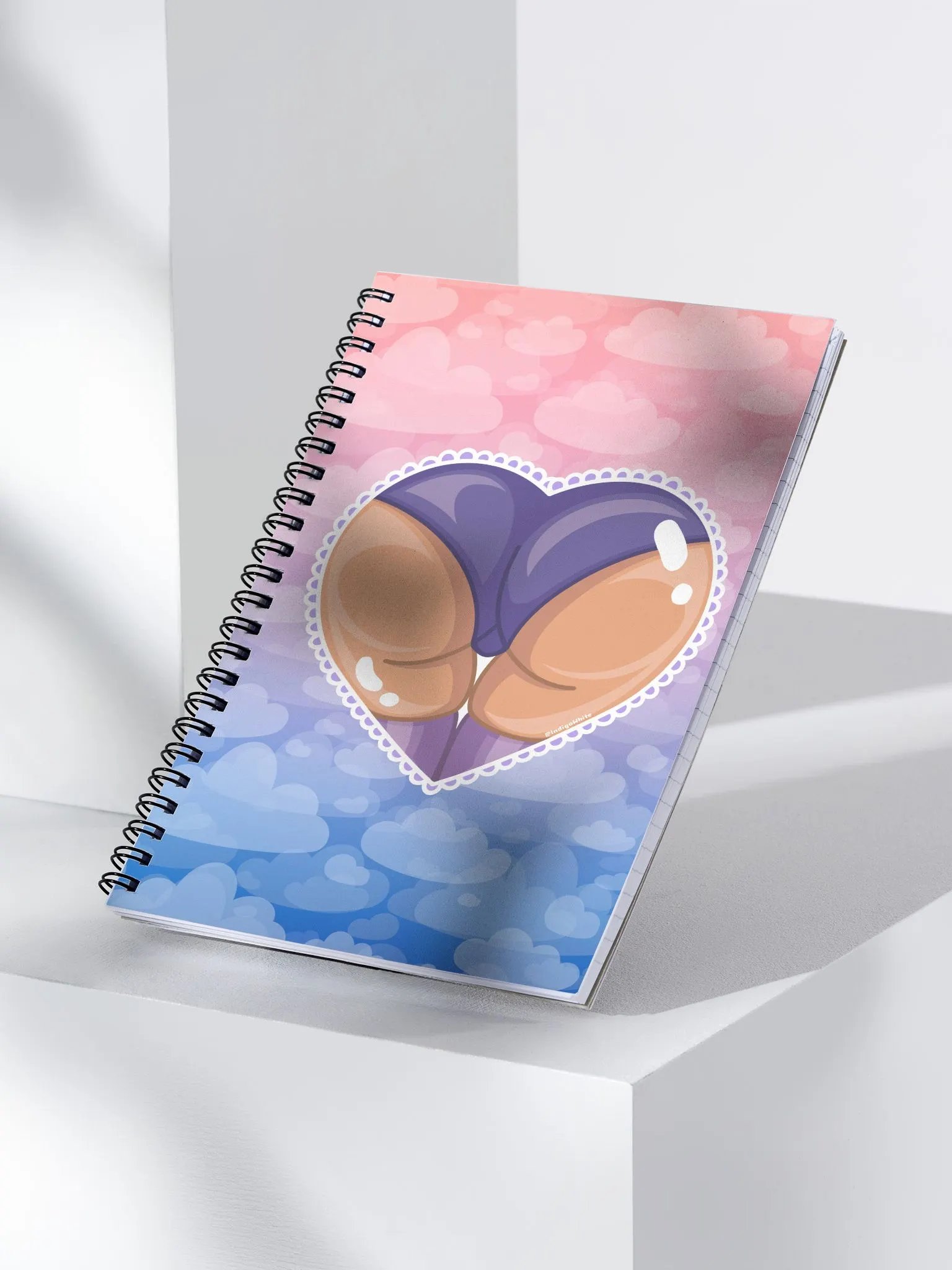 Purple Heart Booty Notebook product image (4)