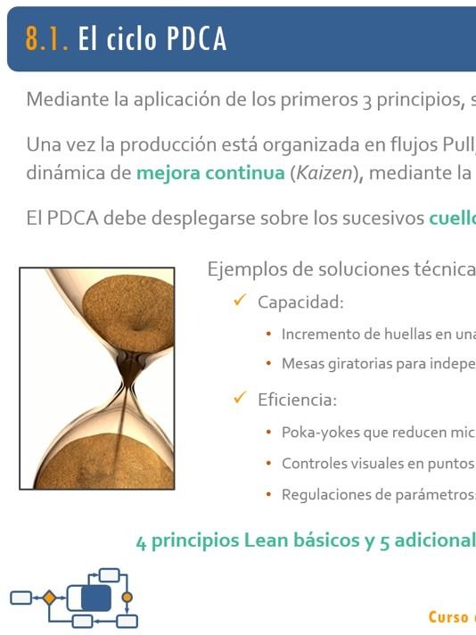 8. La mejora continua. Principios Lean V product image (1)